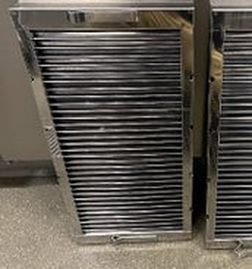 グリスフィルター(バッフル型) 作業後